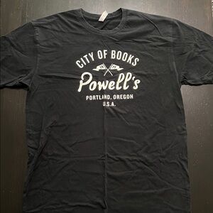 Powell’s City of Books Next Level Apparel Classic Black T-Shirt